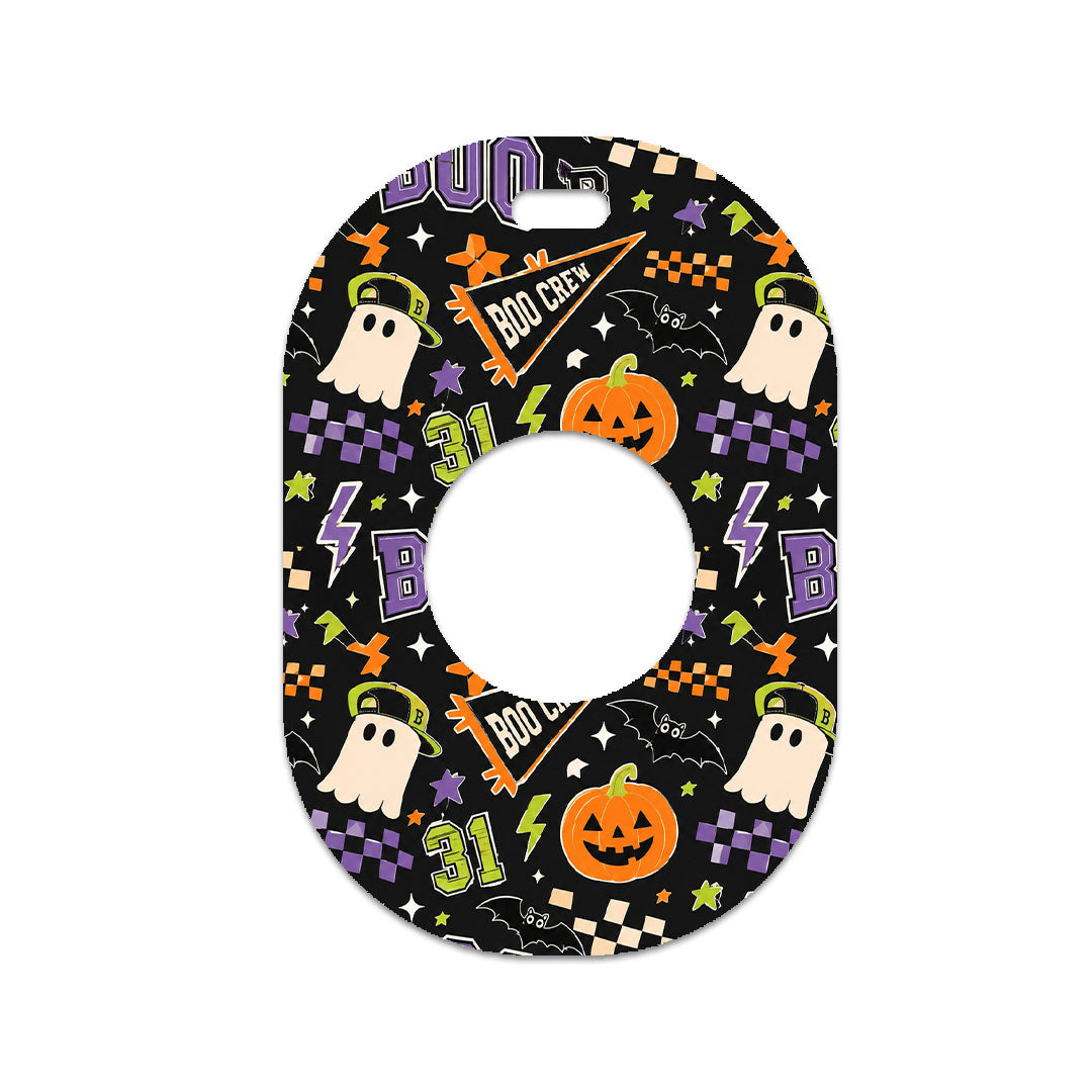 Boo Crew Varsity Eversense 365 Smart Transmitter Sticker - Pump Peelz