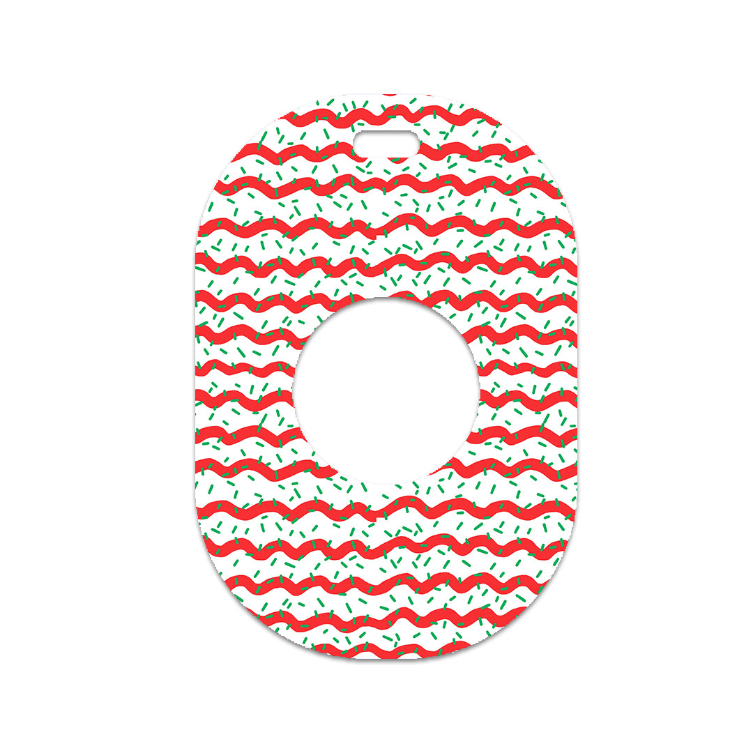 Christmas Icing Eversense 365 Smart Transmitter Sticker - Pump Peelz