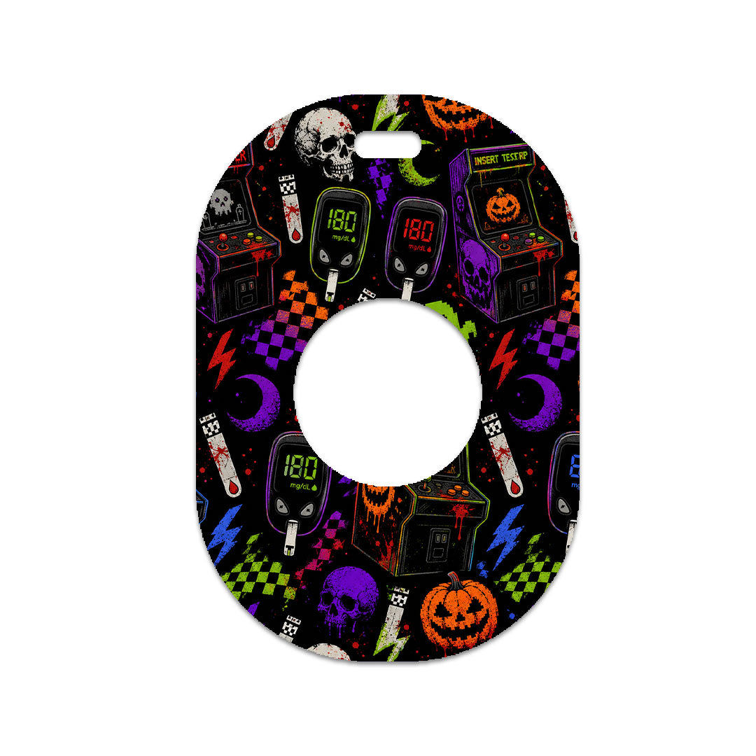 Haunted Arcade Eversense 365 Smart Transmitter Sticker - Pump Peelz
