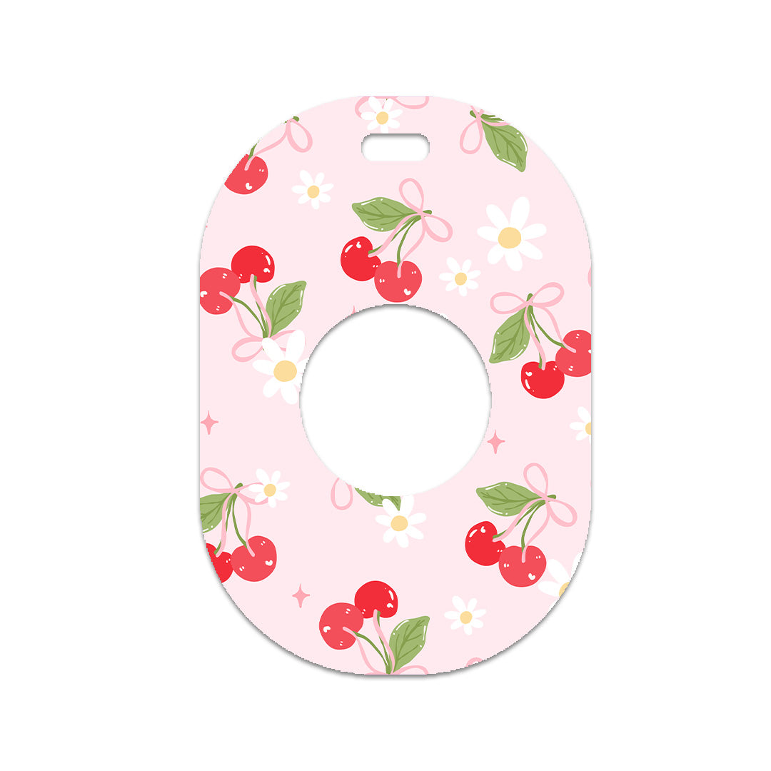 Cherry Coquette Eversense 365 Smart Transmitter Sticker - Pump Peelz