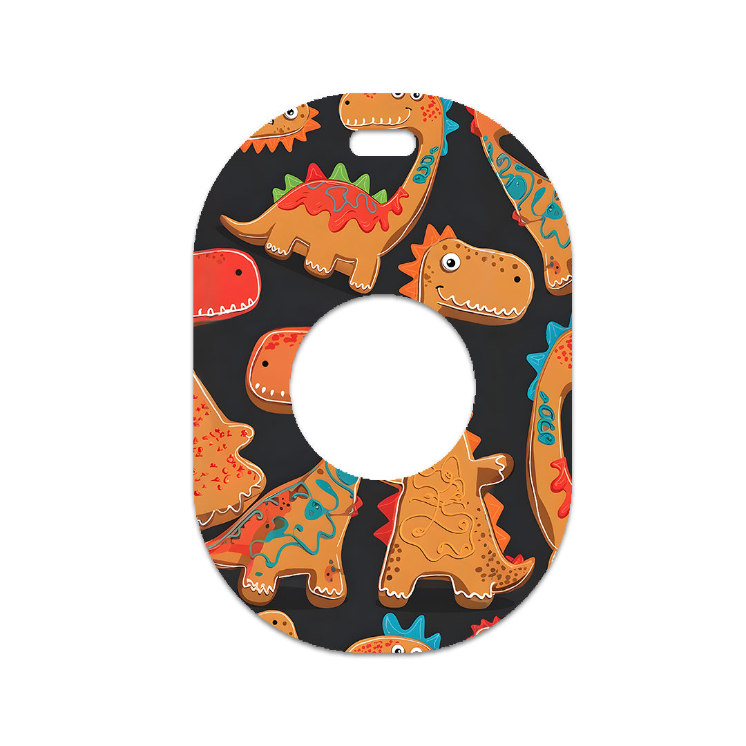 Jurassic Gingerbread Eversense 365 Smart Transmitter Sticker - Pump Peelz