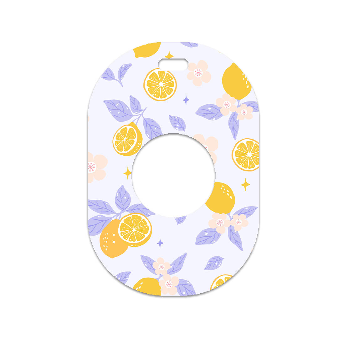Lemon Lavender Eversense 365 Smart Transmitter Sticker - Pump Peelz