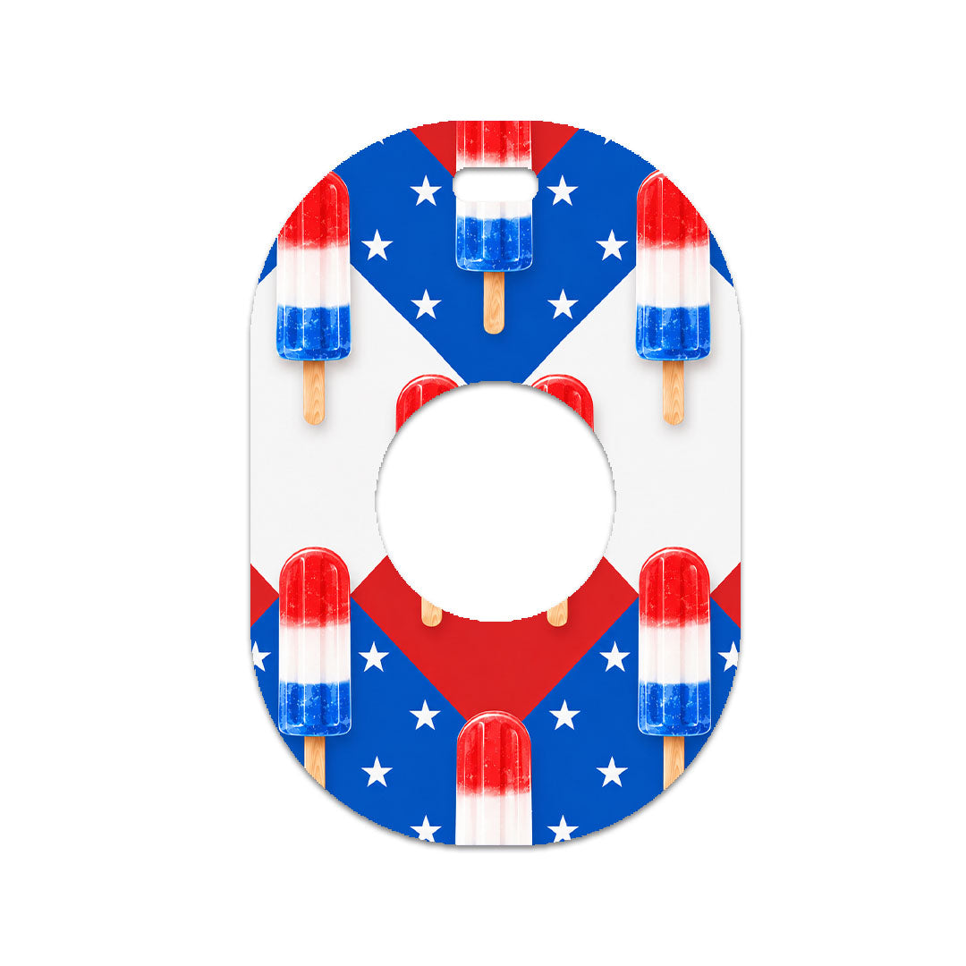 Firecracker Pops Eversense 365 Smart Transmitter Sticker - Pump Peelz