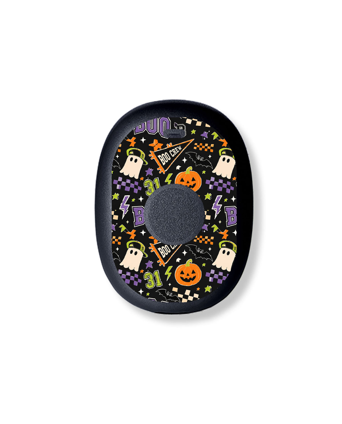 Boo Crew Varsity Eversense 365 Smart Transmitter Sticker - Pump Peelz