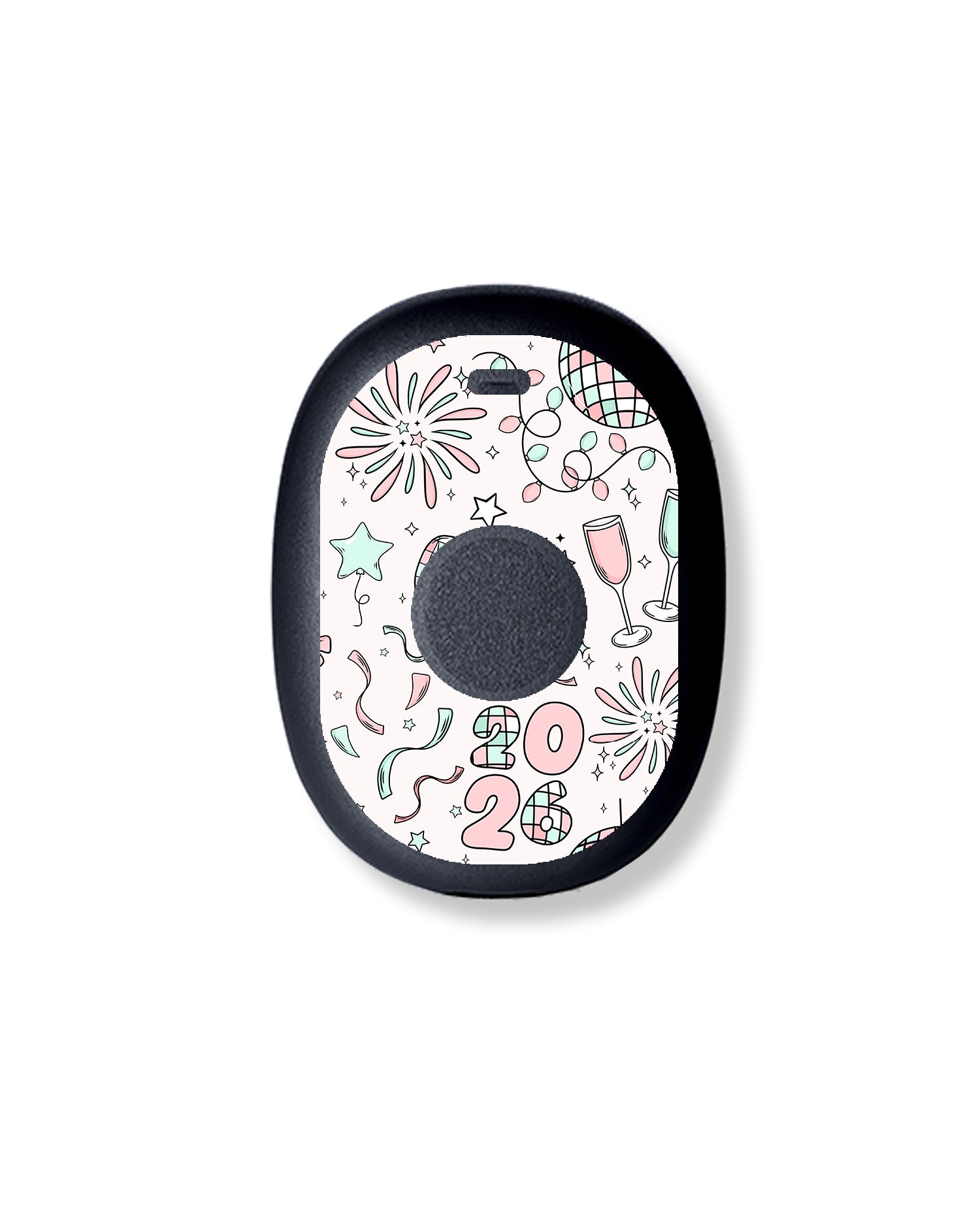 Cheers to '26 Eversense 365 Smart Transmitter Sticker - Pump Peelz