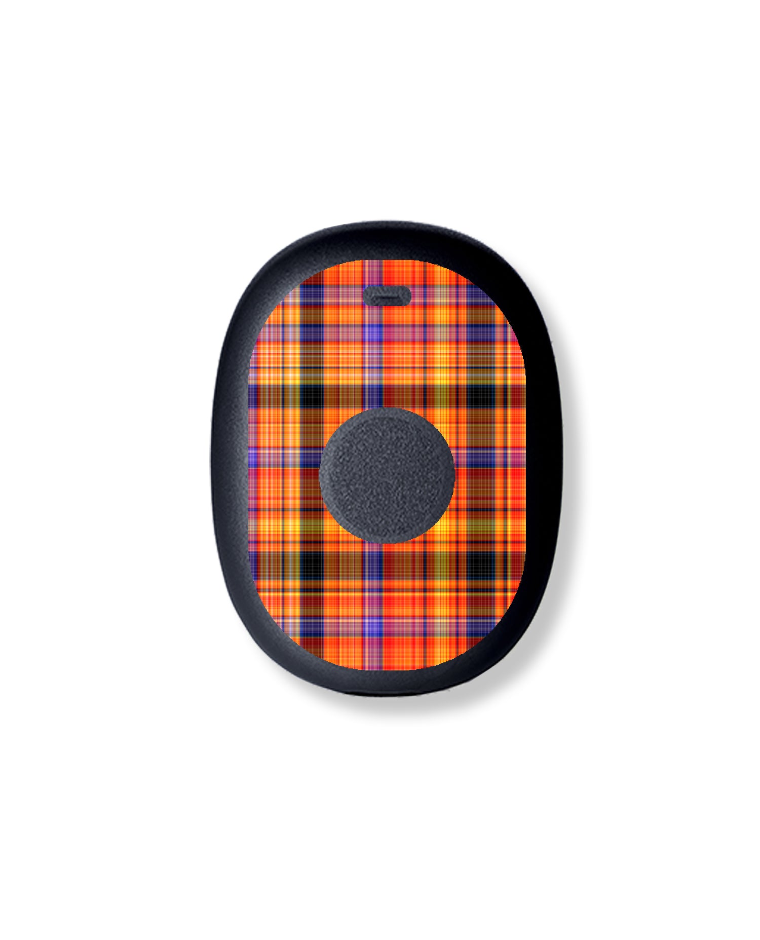 Pumpkin Plaid Eversense 365 Smart Transmitter Sticker - Pump Peelz
