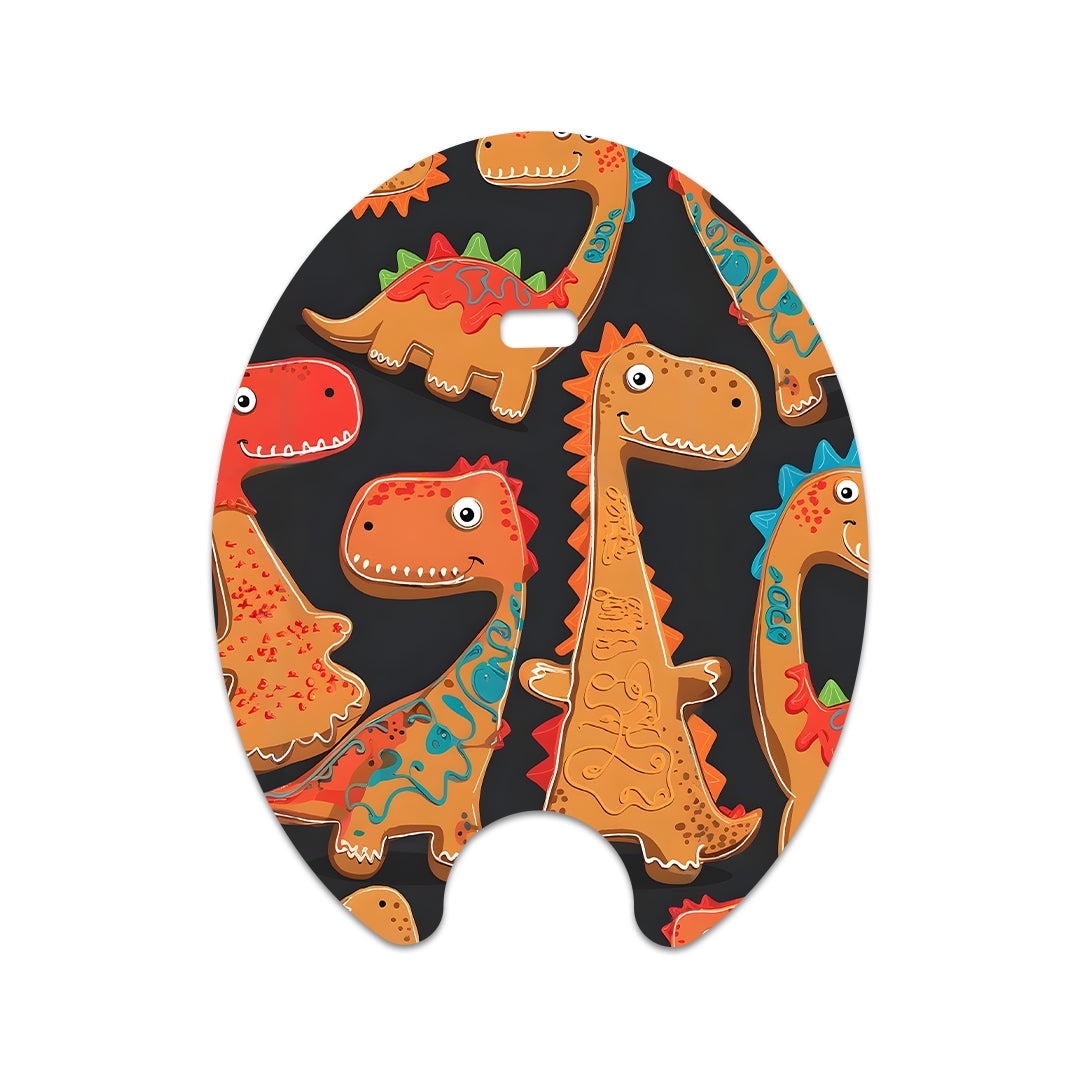 Jurassic Gingerbread Eversense Smart Transmitter Sticker - Pump Peelz