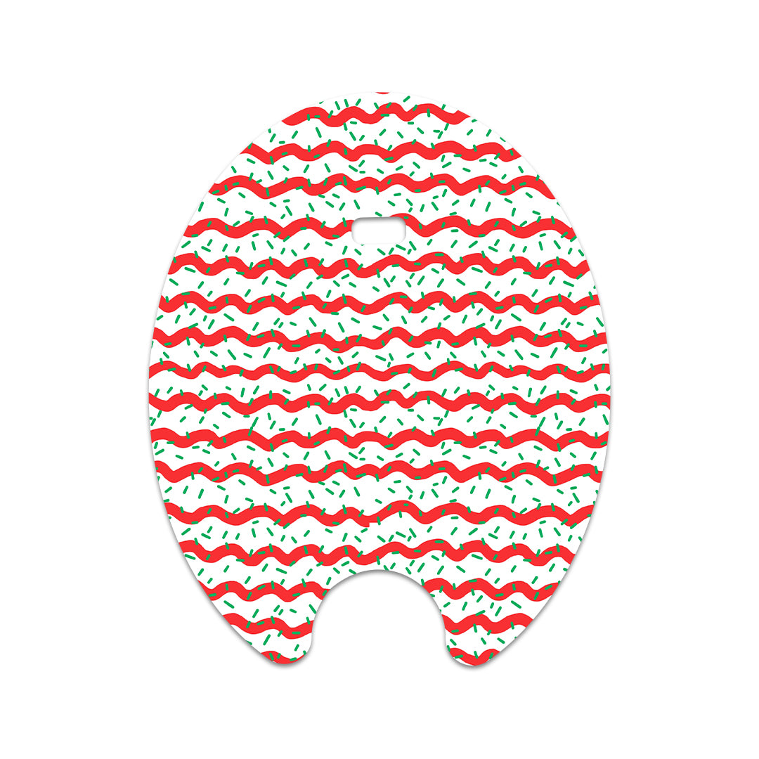 Christmas Icing Eversense Smart Transmitter Sticker - Pump Peelz