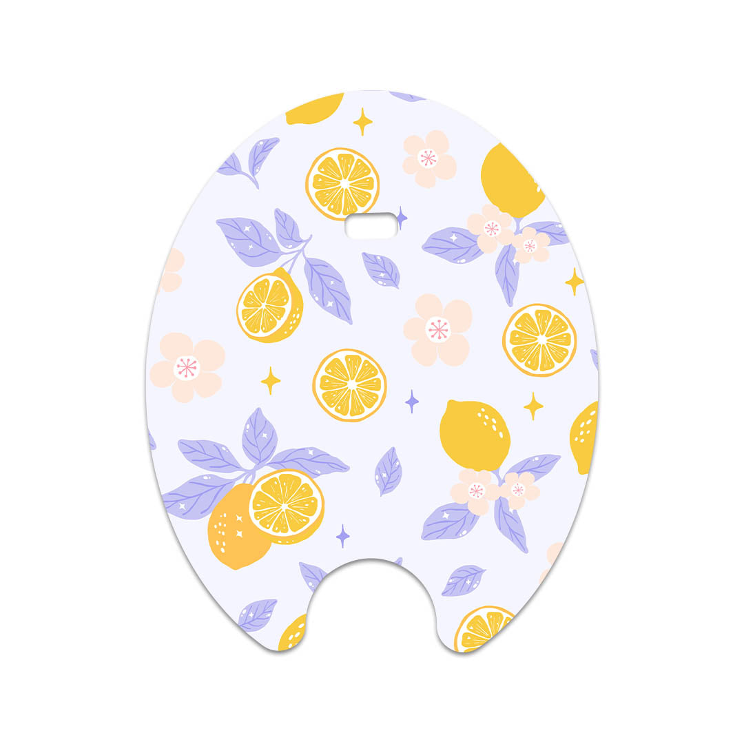 Lemon Lavender Eversense Smart Transmitter Sticker - Pump Peelz