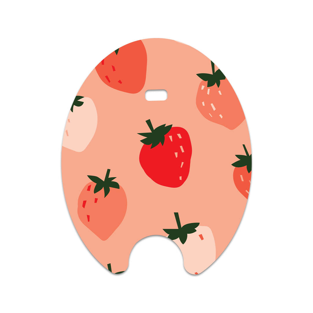 Strawberry Sweet Eversense Smart Transmitter Sticker - Pump Peelz