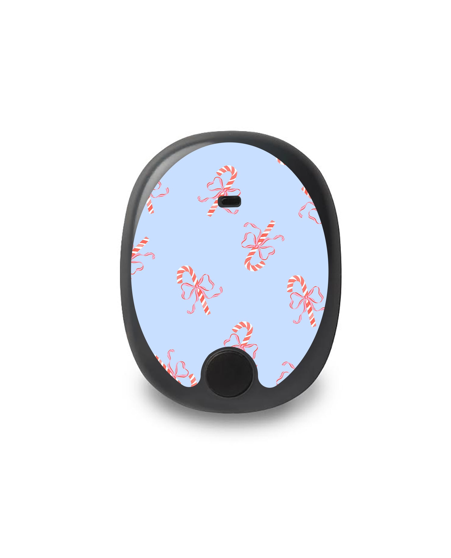 Candy Cane Lane Eversense Smart Transmitter Sticker - Pump Peelz