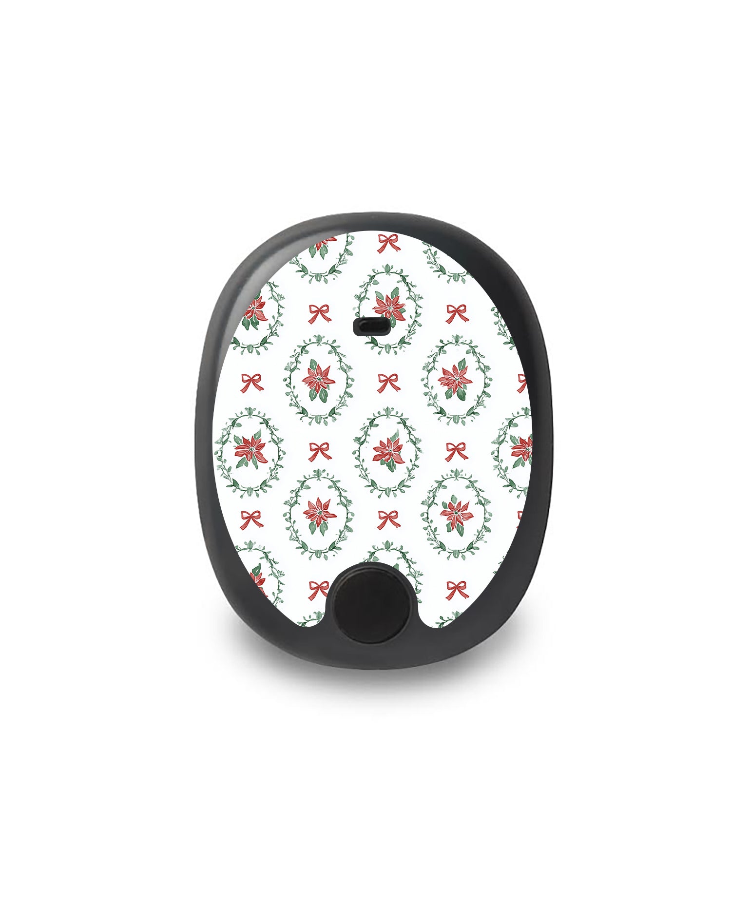 Poinsettia Parade Eversense Smart Transmitter Sticker - Pump Peelz