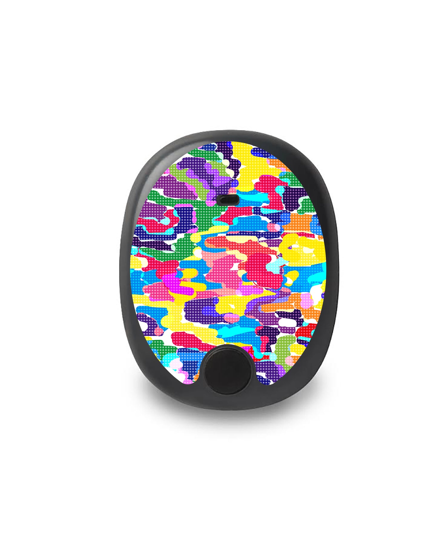 Pixel Splash Camo Eversense Smart Transmitter Sticker - Pump Peelz