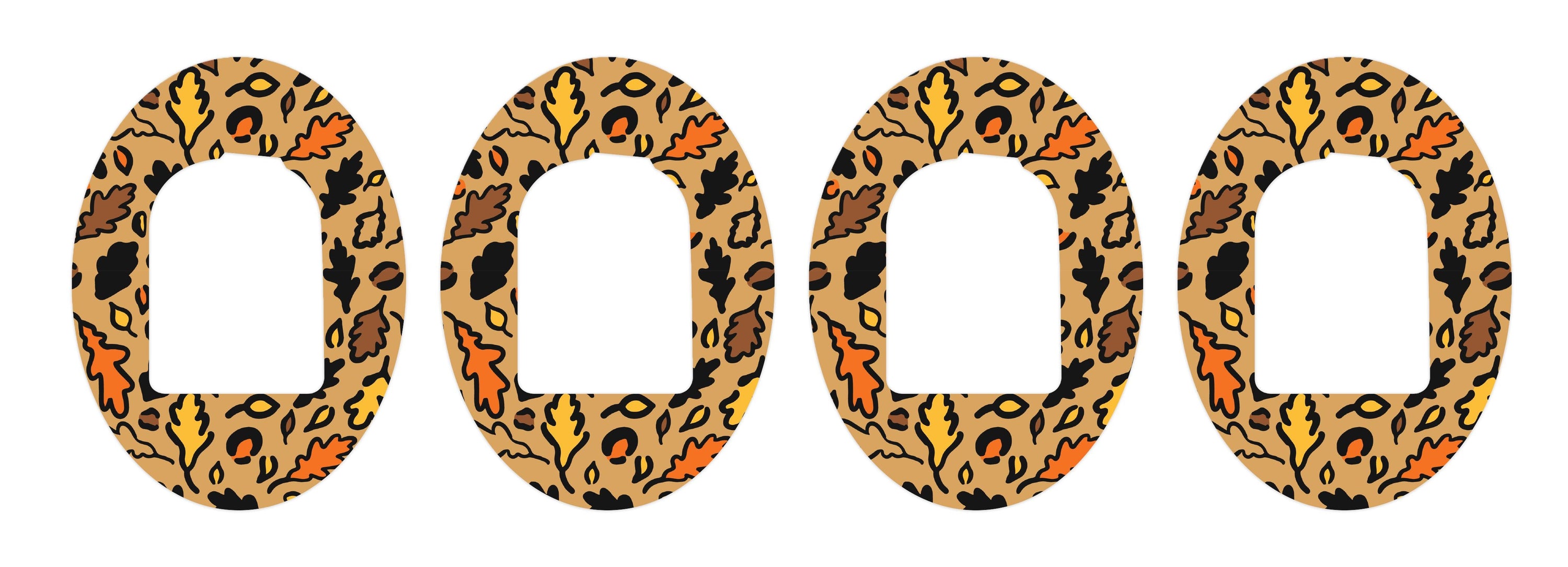 Falling Leaves Patch Omnipod Tape-Pump Peelz