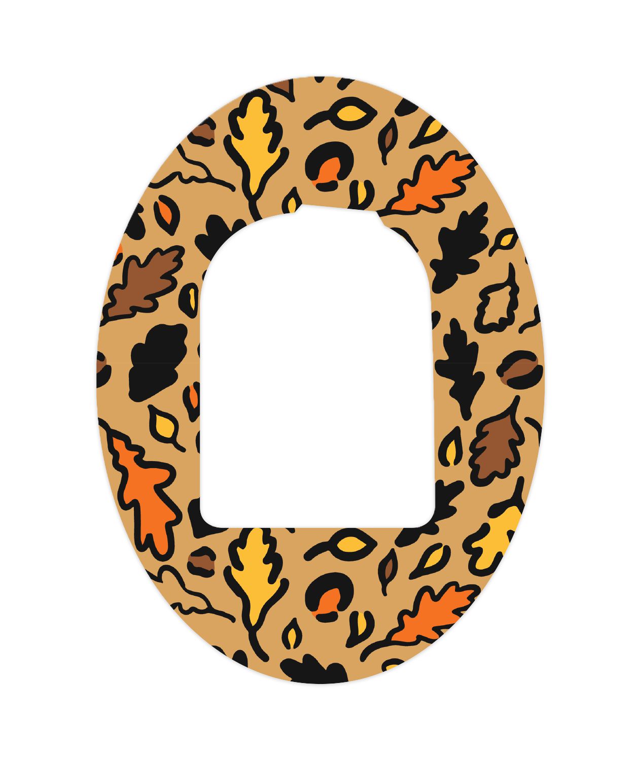 Falling Leaves Patch Omnipod Tape-Pump Peelz