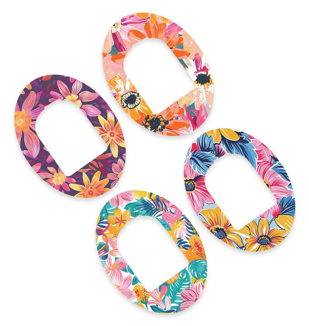 Floral Variety Patch Tape Designed for the Omnipod-Pump Peelz