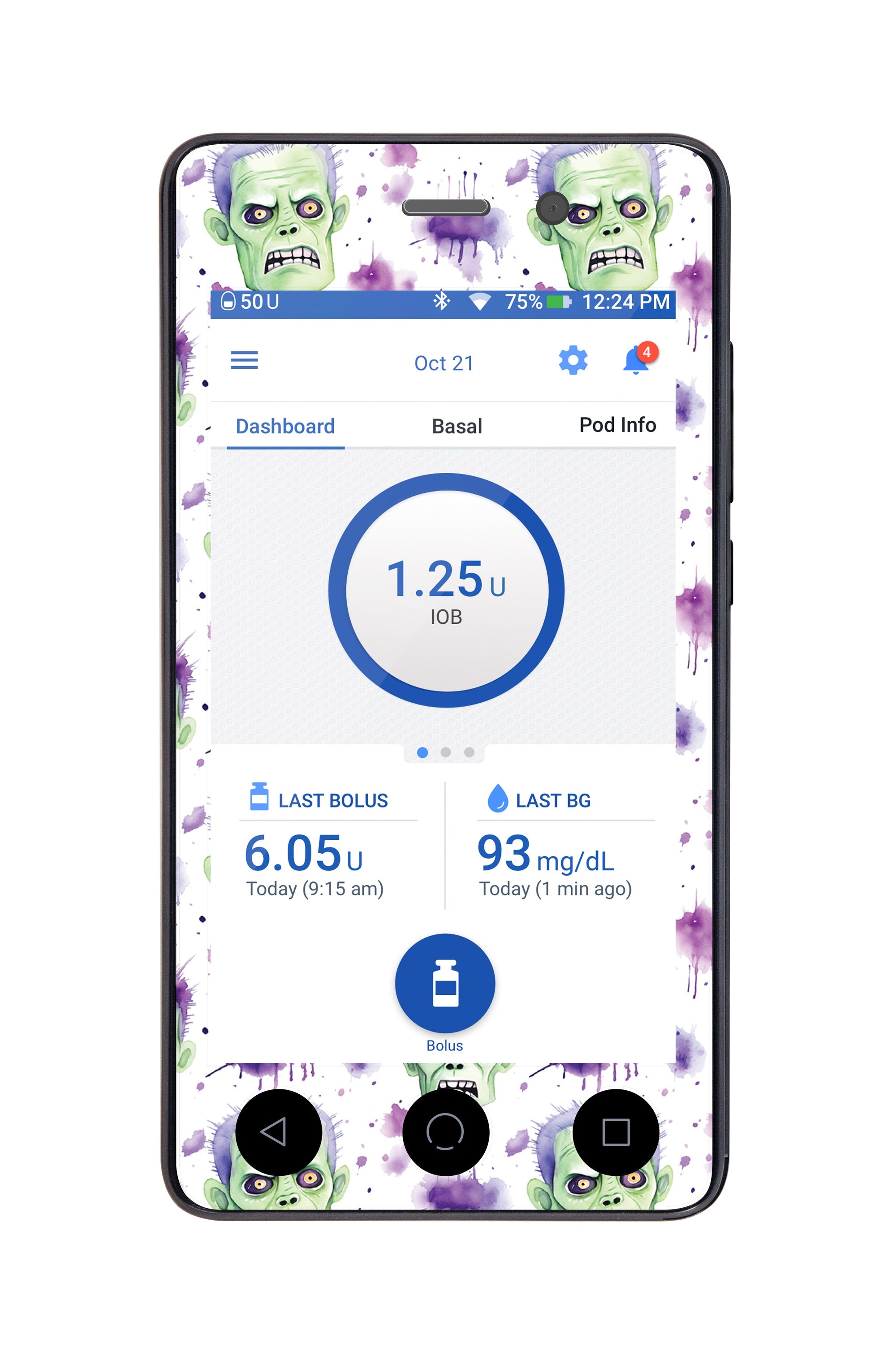 Frankenmonster for Omnipod DASH™-Pump Peelz