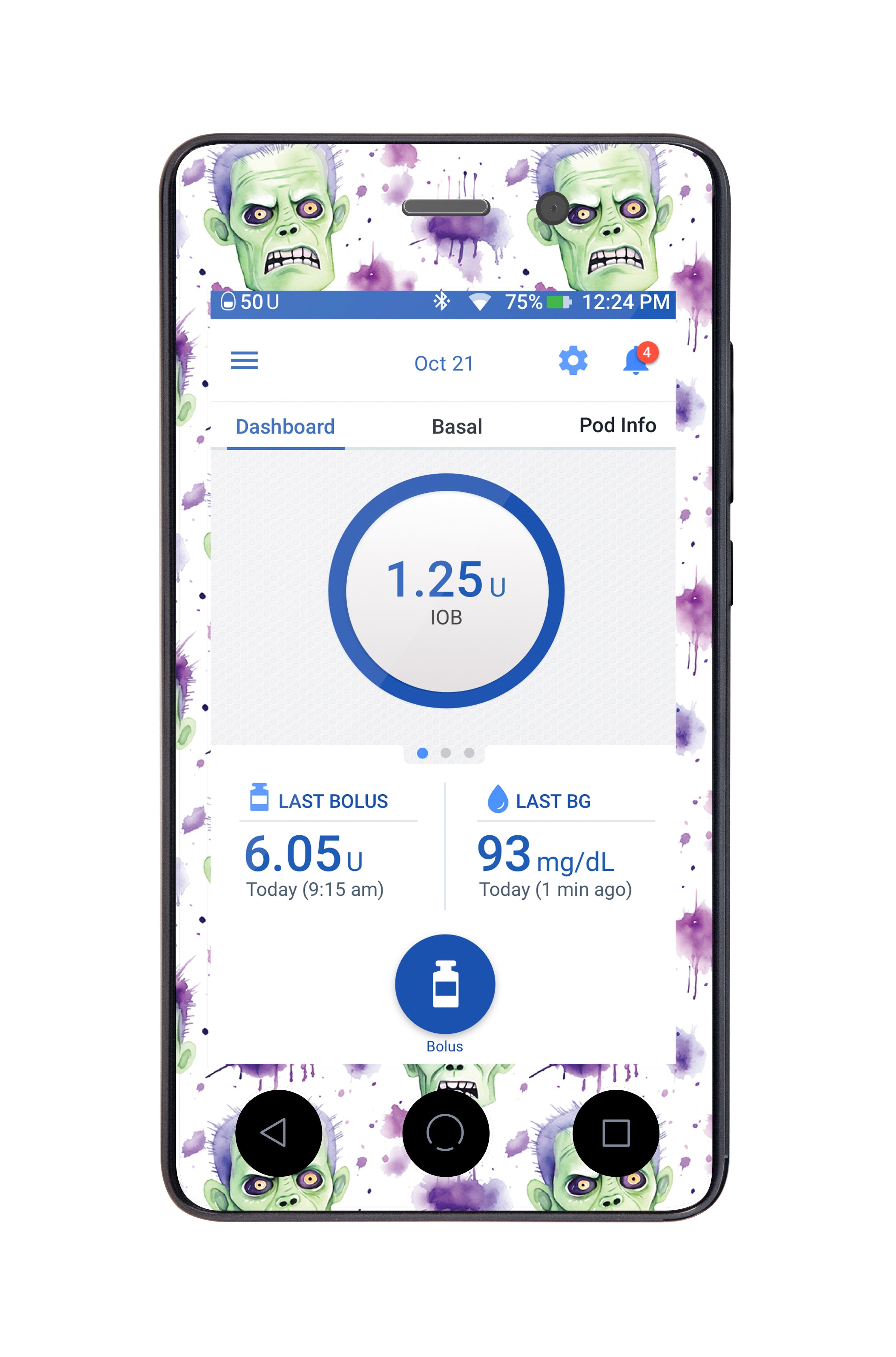 Frankenmonster for Omnipod DASH™-Pump Peelz