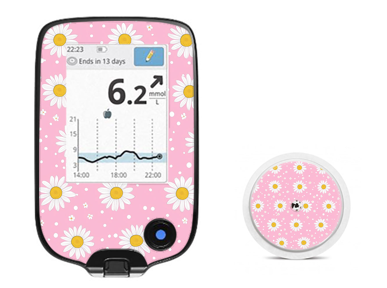 Spring Daisy Freestyle Libre 2 Sticker - Pump Peelz