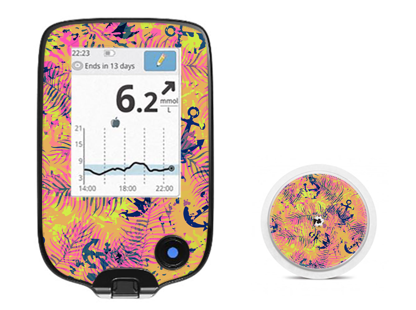 Electric Island Freestyle Libre 2 Sticker - Pump Peelz