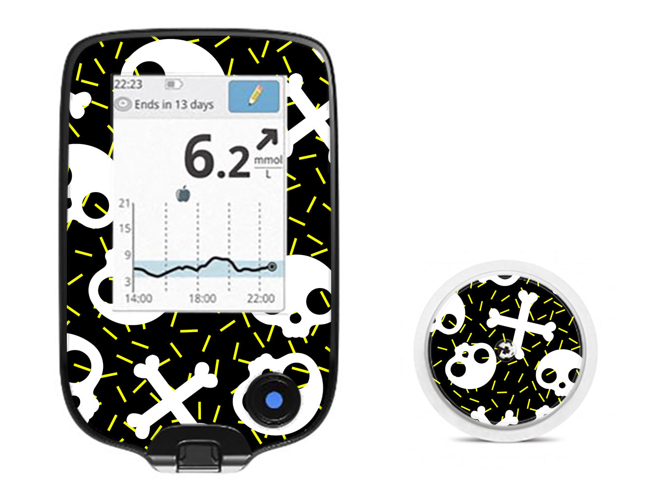 Bone Pop Freestyle Libre 2 Sticker - Pump Peelz