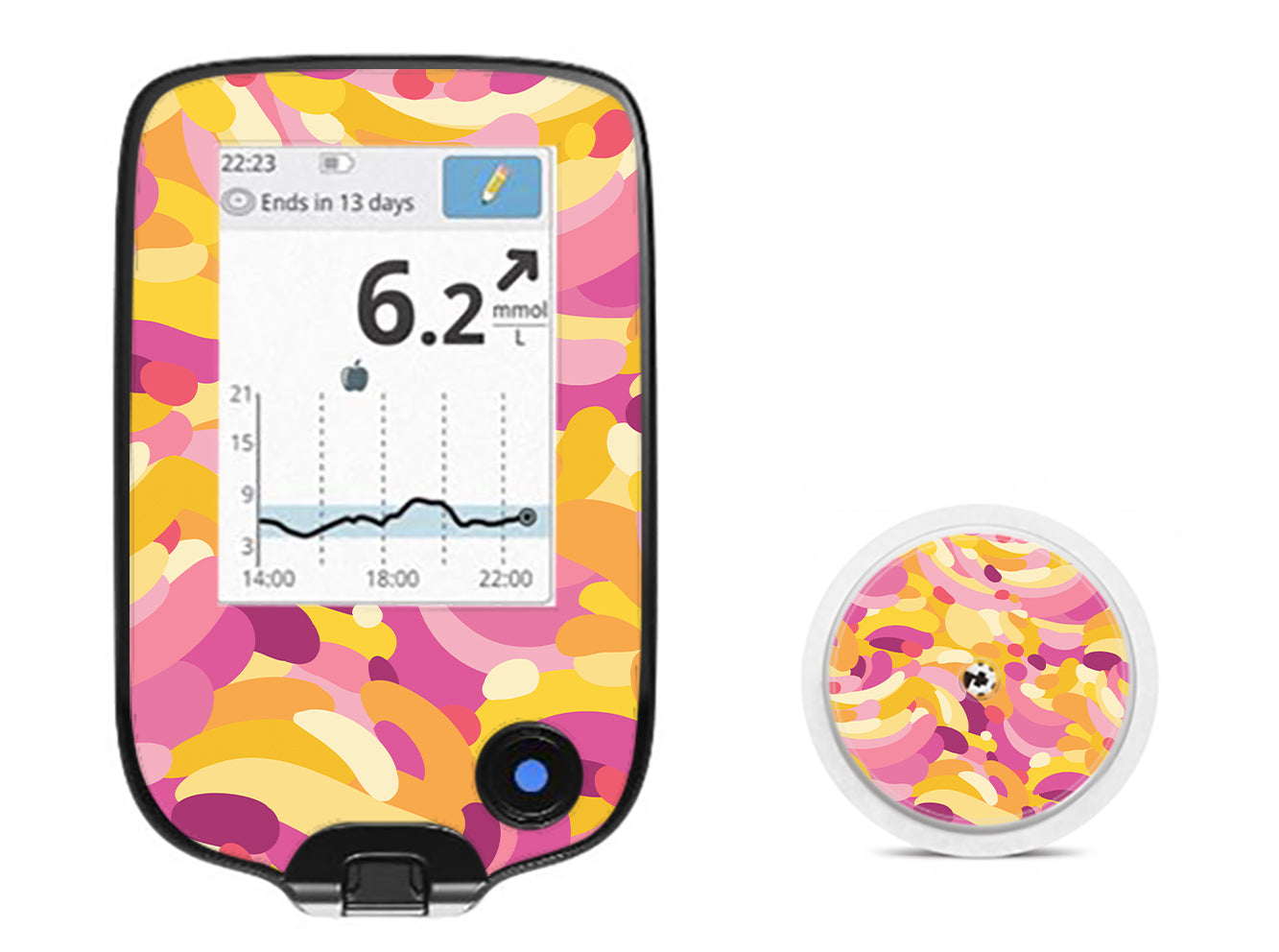 Jelly Swirl Freestyle Libre 2 Sticker - Pump Peelz