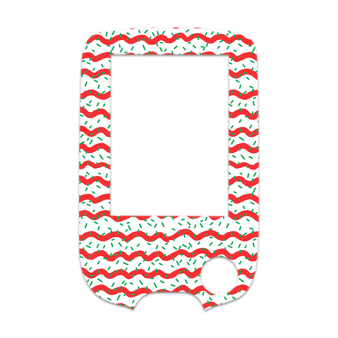 Christmas Icing Freestyle Libre 2 Sticker - Pump Peelz