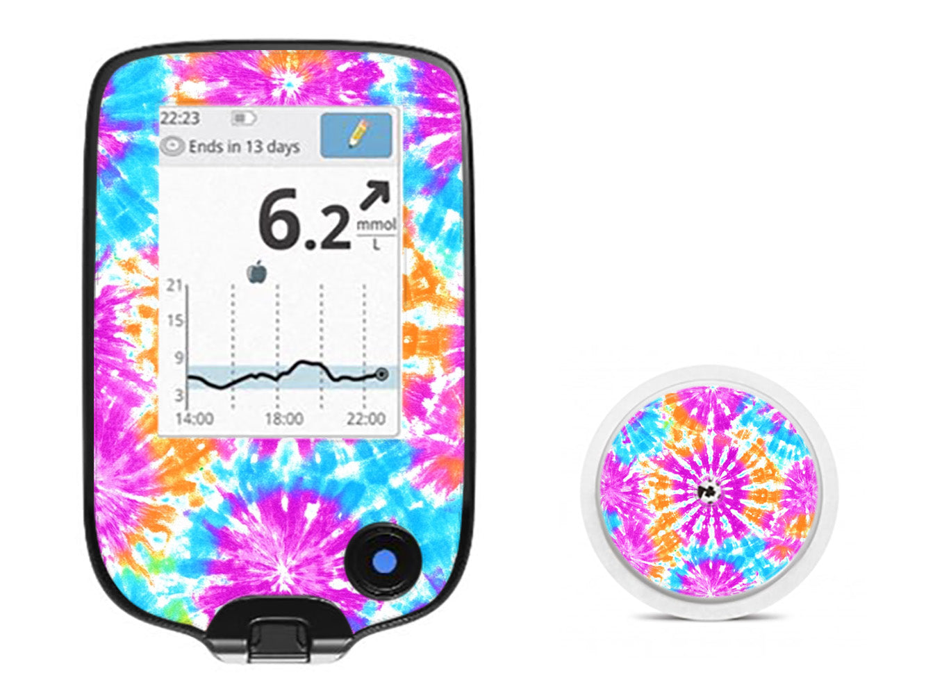 Neon Tie Dye Freestyle Libre 2