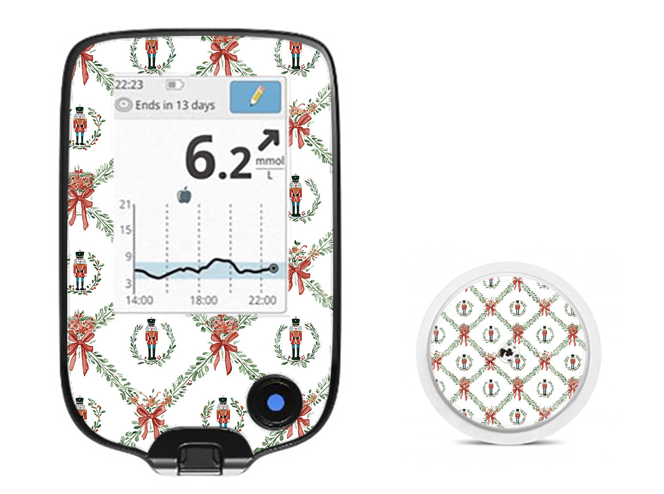 Nutcracker Noel Freestyle Libre 2 Sticker - Pump Peelz