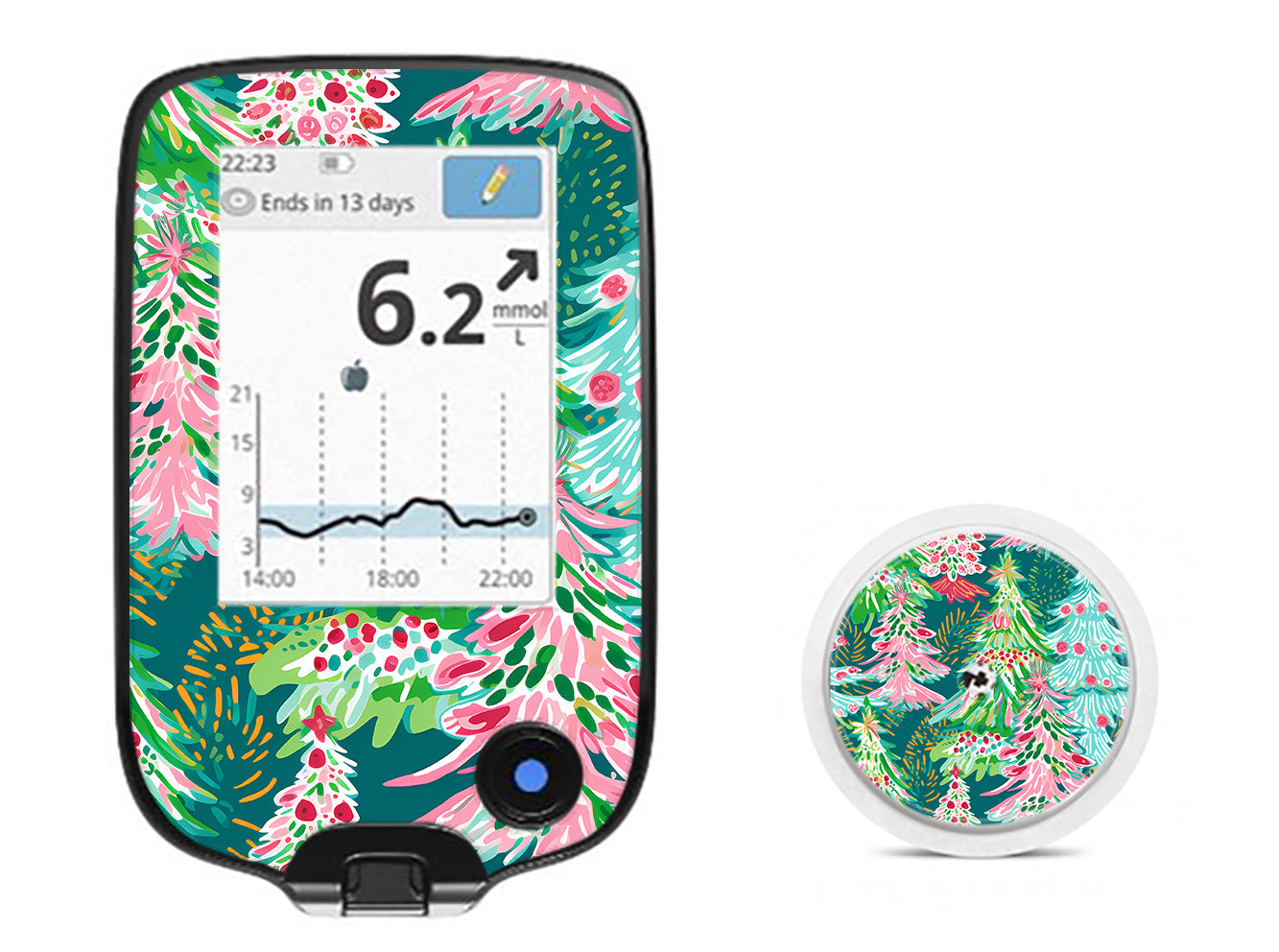 Festive Forest Freestyle Libre 2 Sticker - Pump Peelz