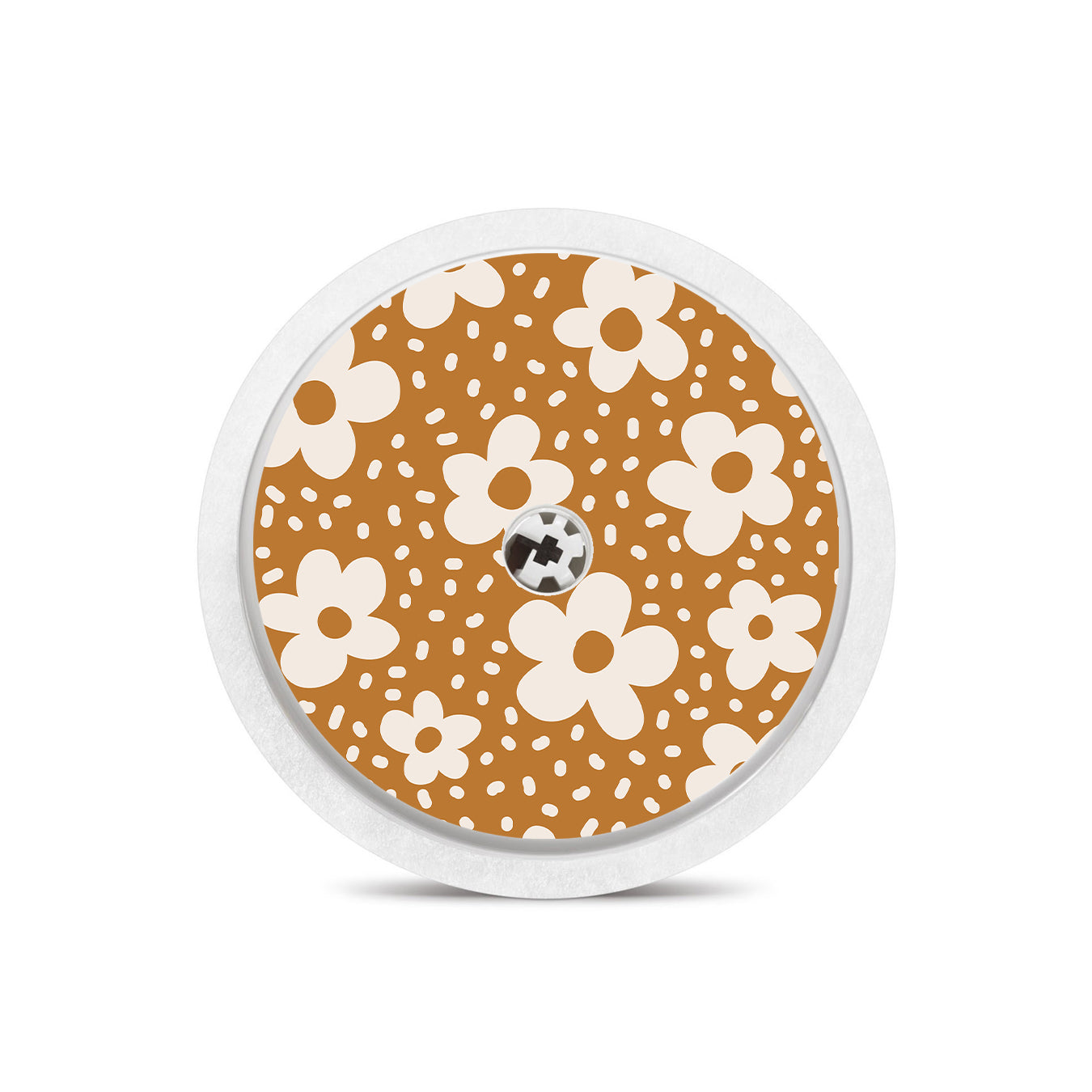 Caramel Daisies Freestyle Libre 2 Sticker - Pump Peelz