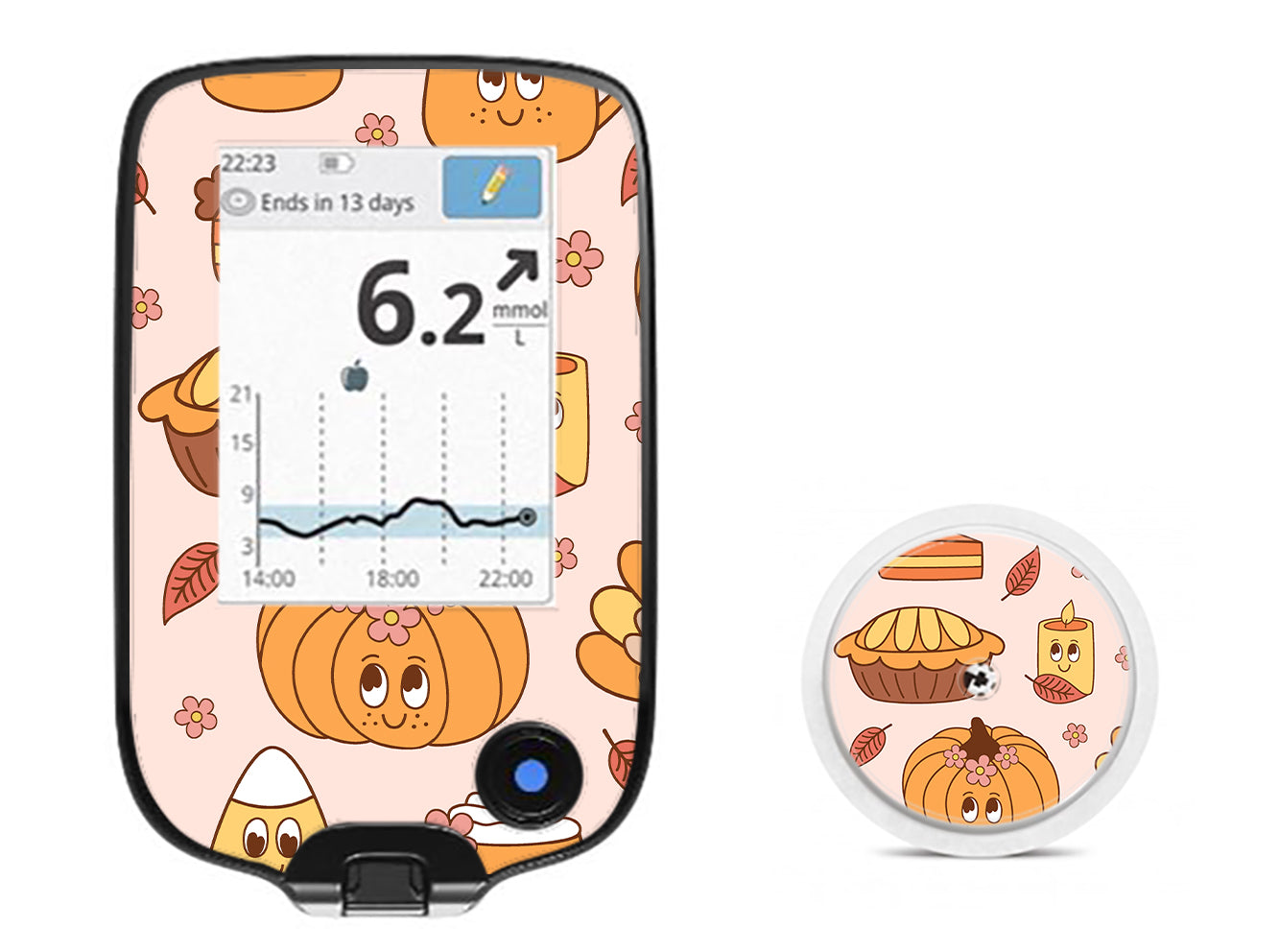 Cozy Harvest Freestyle Libre 2 Sticker - Pump Peelz