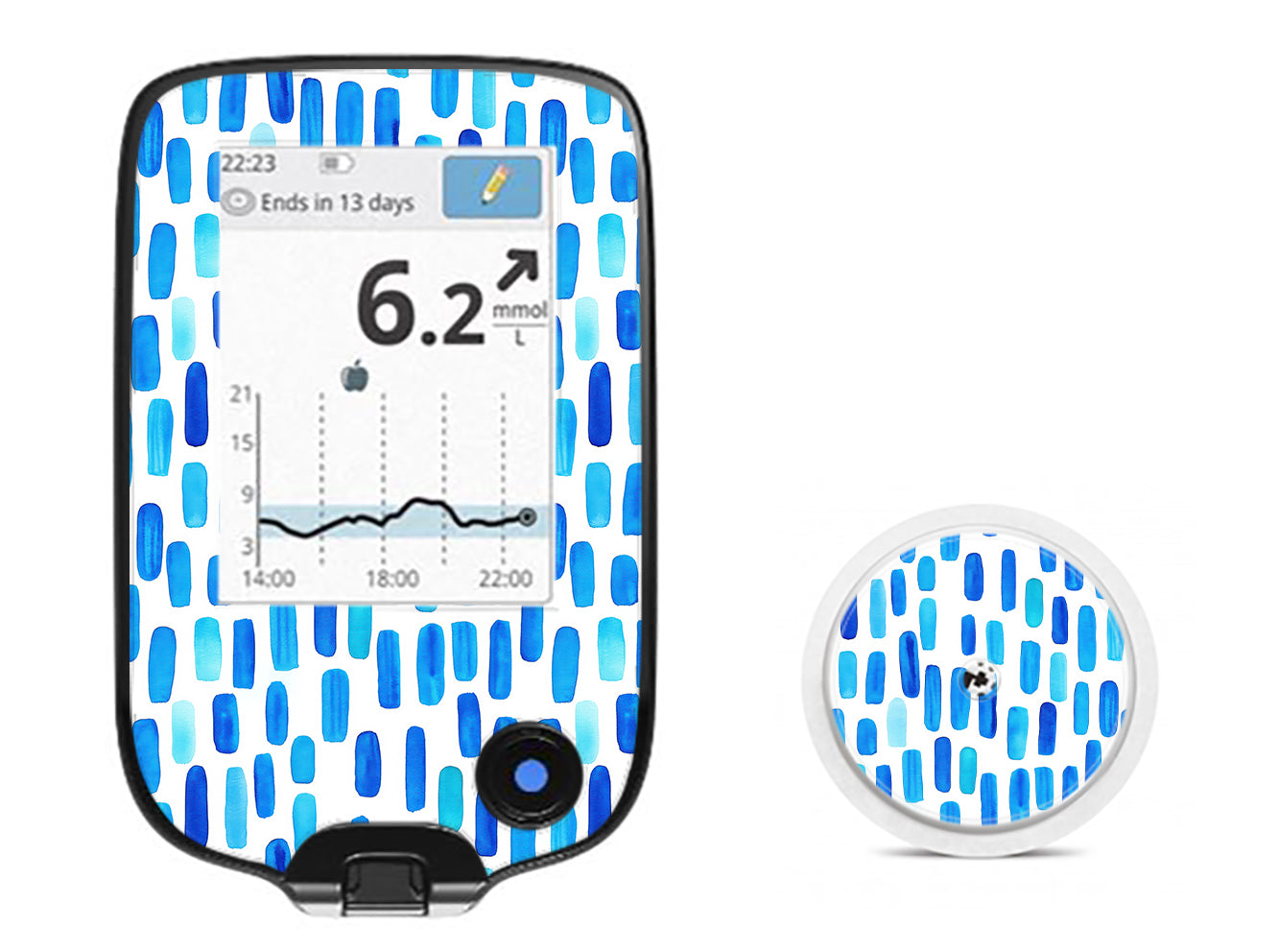 Level Lines Freestyle Libre 2 Sticker - Pump Peelz