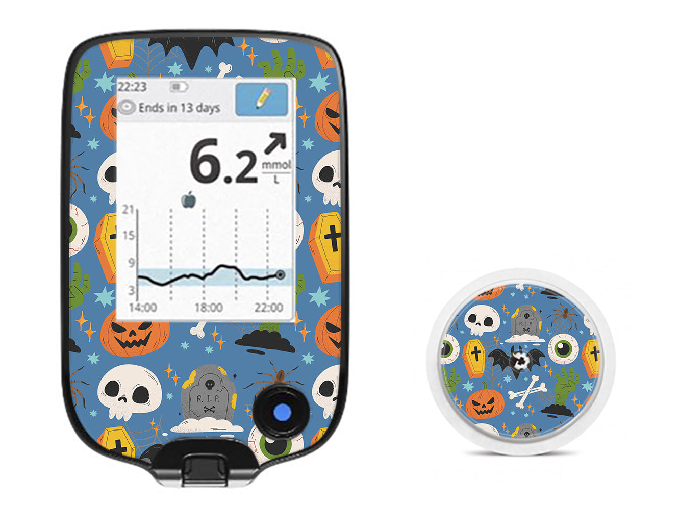 Spooky Night Freestyle Libre 2 Sticker - Pump Peelz