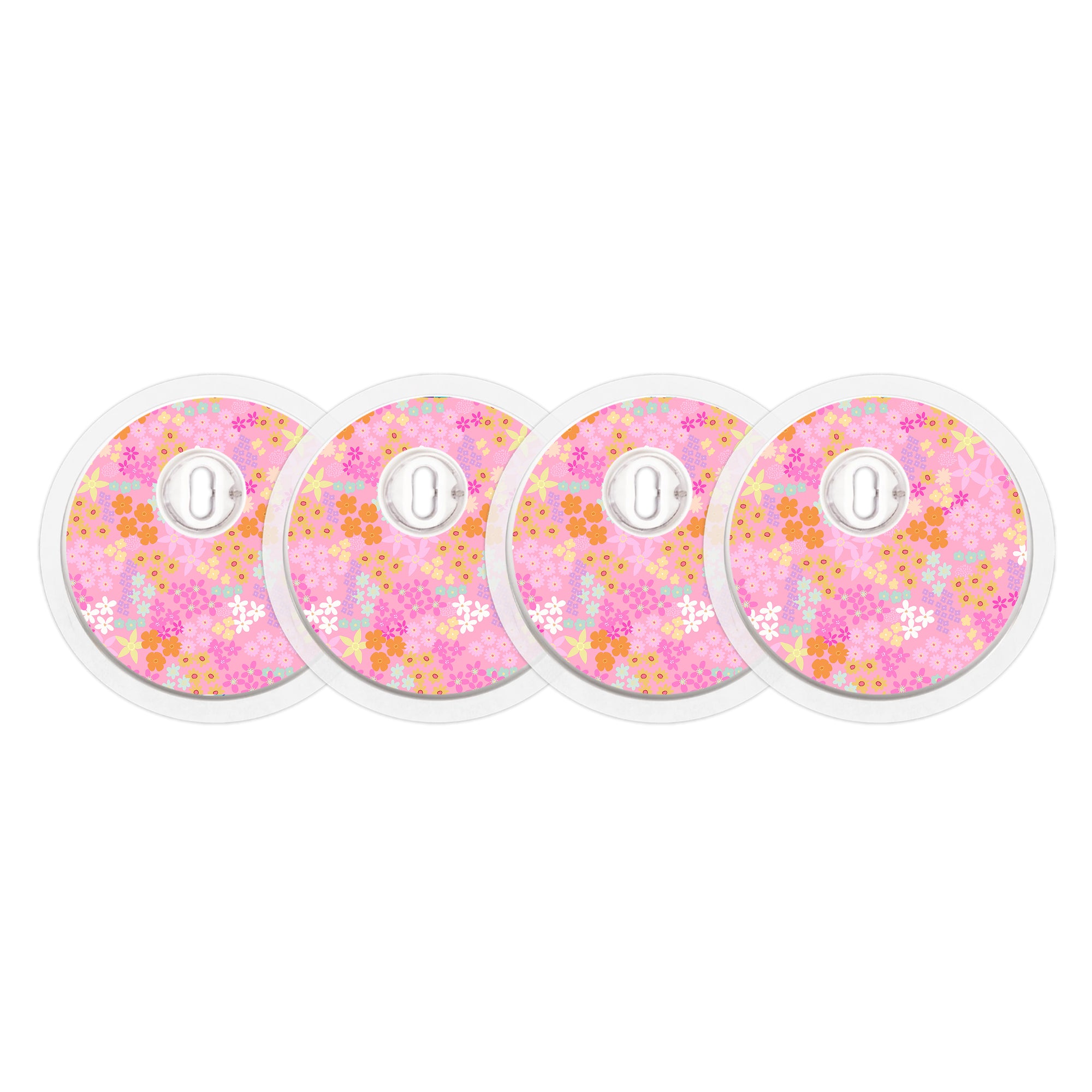 Pink Petals FreeStyle Libre 3 Plus & Lingo  Sensor Sticker - Pump Peelz