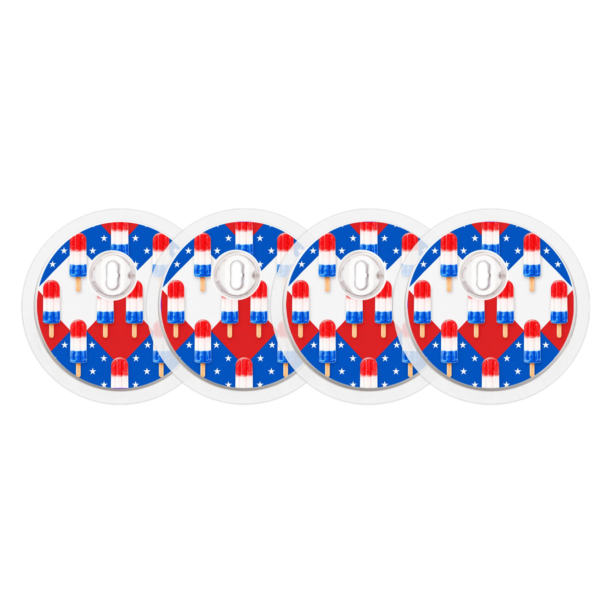 Firecracker Pops FreeStyle Libre 3 Plus & Lingo  Sensor Sticker - Pump Peelz