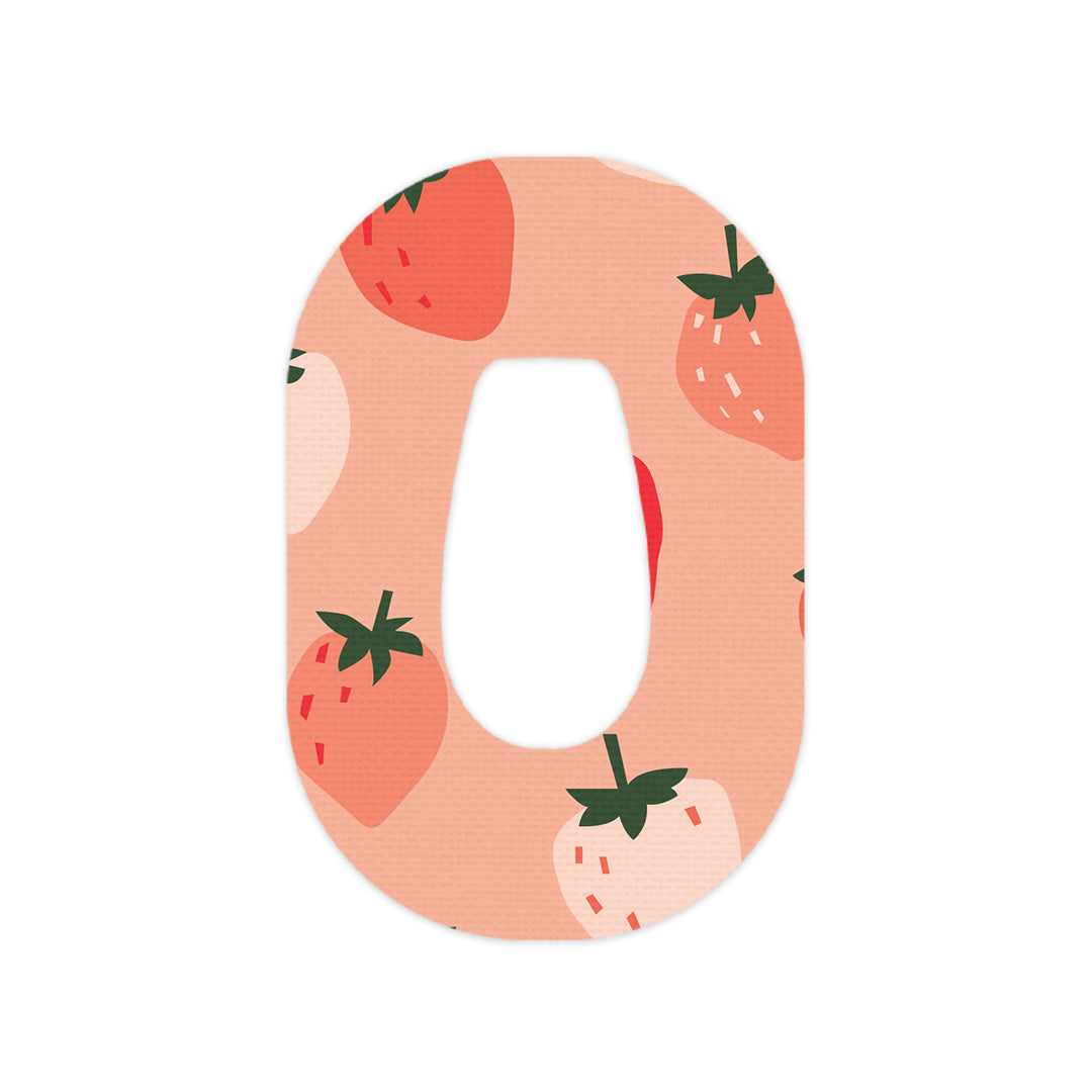 Strawberry Sweet Dexcom G6 Patch Tape - Pump Peelz