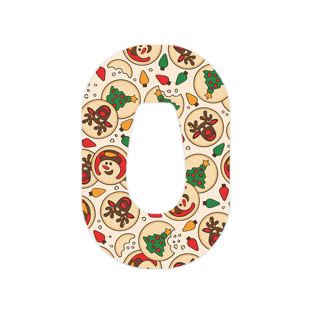 Santa's Cookies Dexcom G6 Patch Tape - Pump Peelz