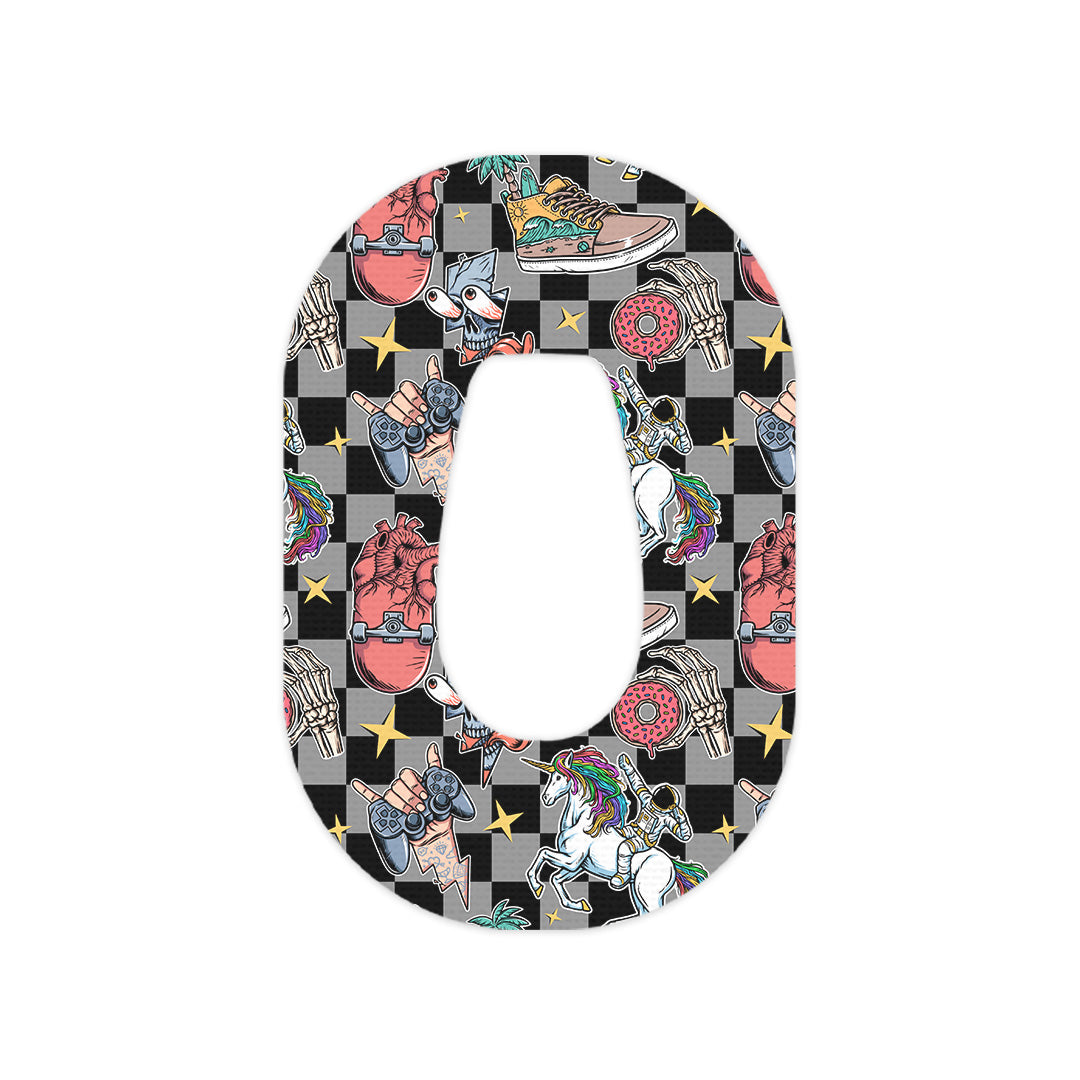 Totally Radical Dexcom G6 Patch Tape - Pump Peelz