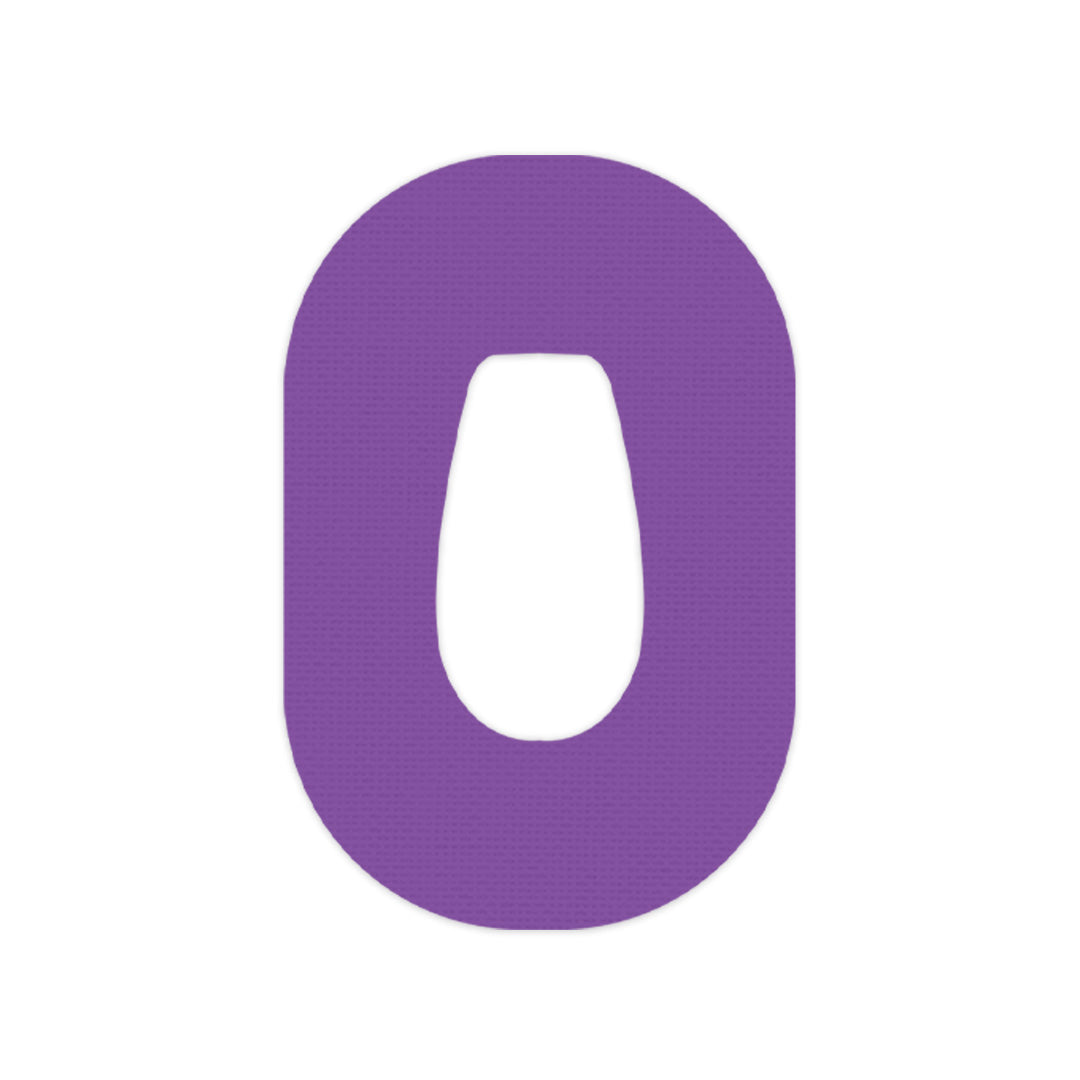 Solid Color Purple Dexcom G6 Patch Tape - Pump Peelz