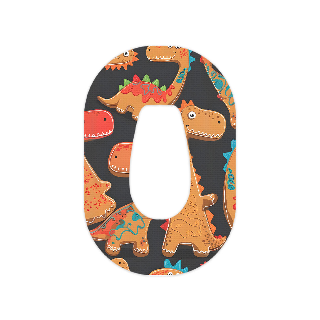 Jurassic Gingerbread Dexcom G6 Patch Tape - Pump Peelz