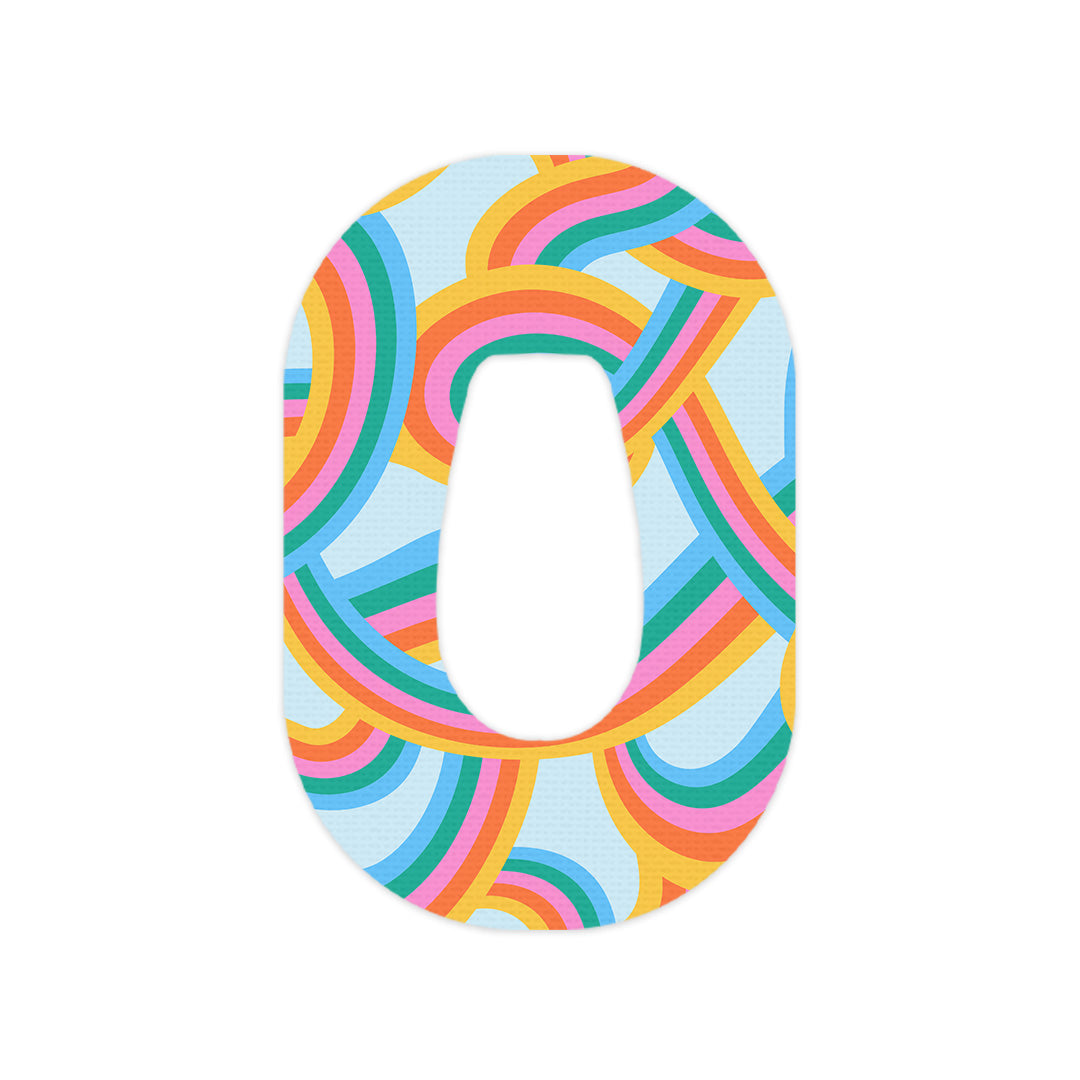 Retro Pop Dexcom G6 Patch Tape - Pump Peelz