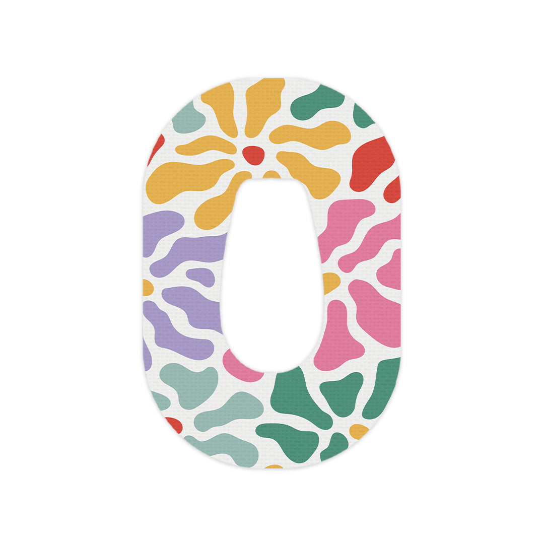 Bloom Burst Dexcom G6 Patch Tape - Pump Peelz