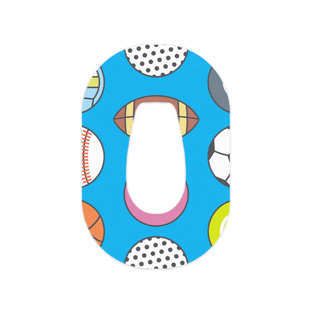 All Star Toss Dexcom G6 Patch Tape - Pump Peelz