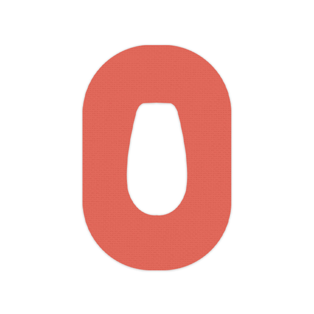 Solid Color Orange Dexcom G6 Patch Tape - Pump Peelz