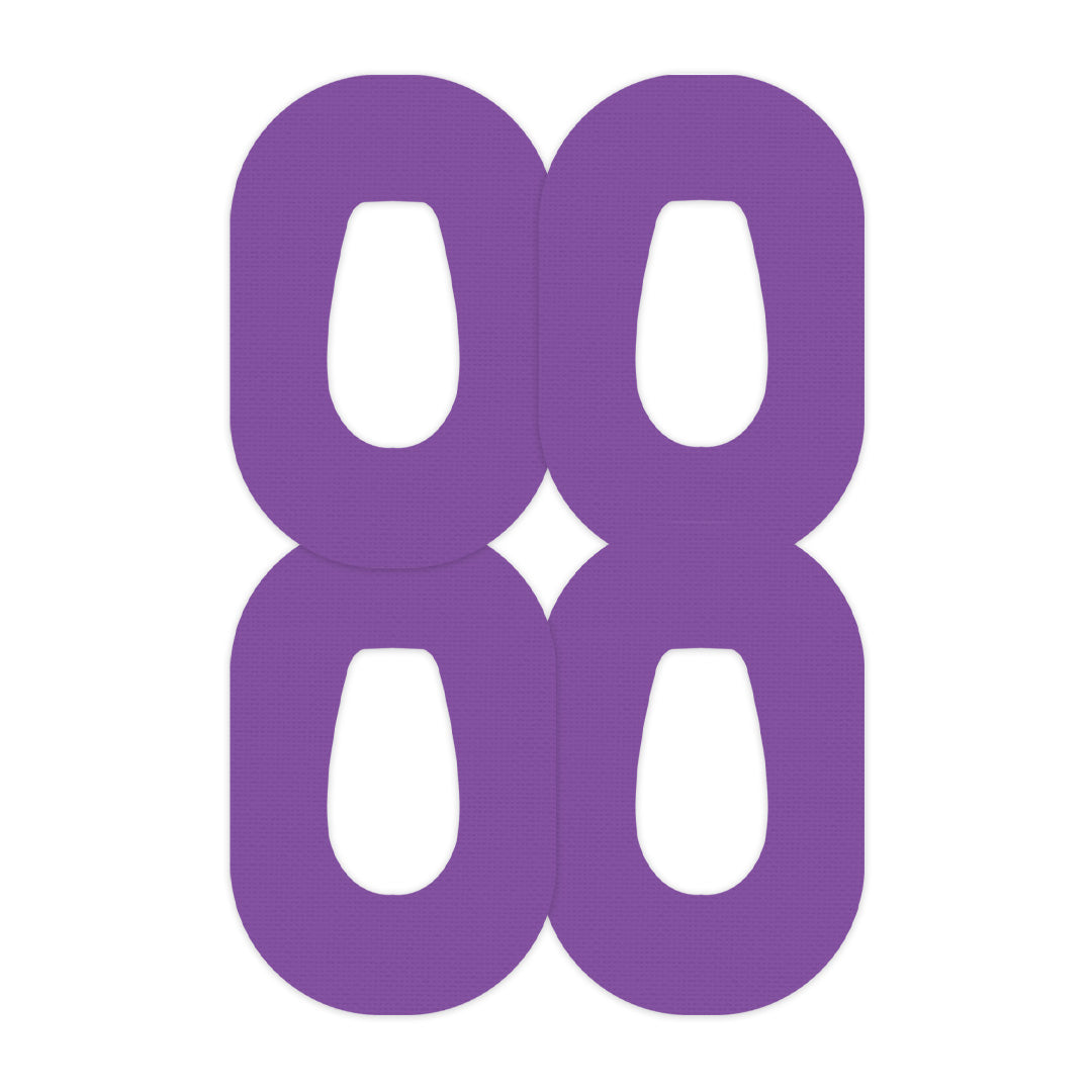 Solid Color Purple Dexcom G6 Patch Tape - Pump Peelz