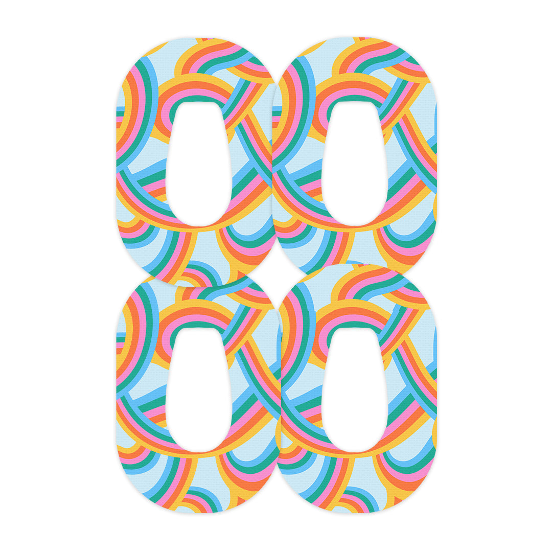 Retro Pop Dexcom G6 Patch Tape - Pump Peelz