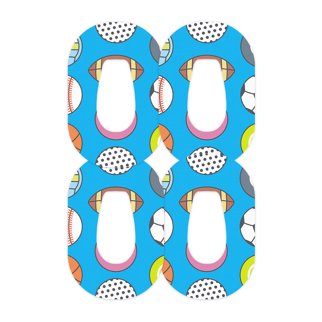 All Star Toss Dexcom G6 Patch Tape - Pump Peelz