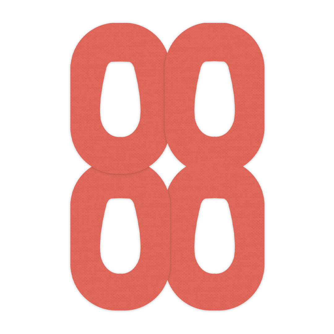 Solid Color Orange Dexcom G6 Patch Tape - Pump Peelz