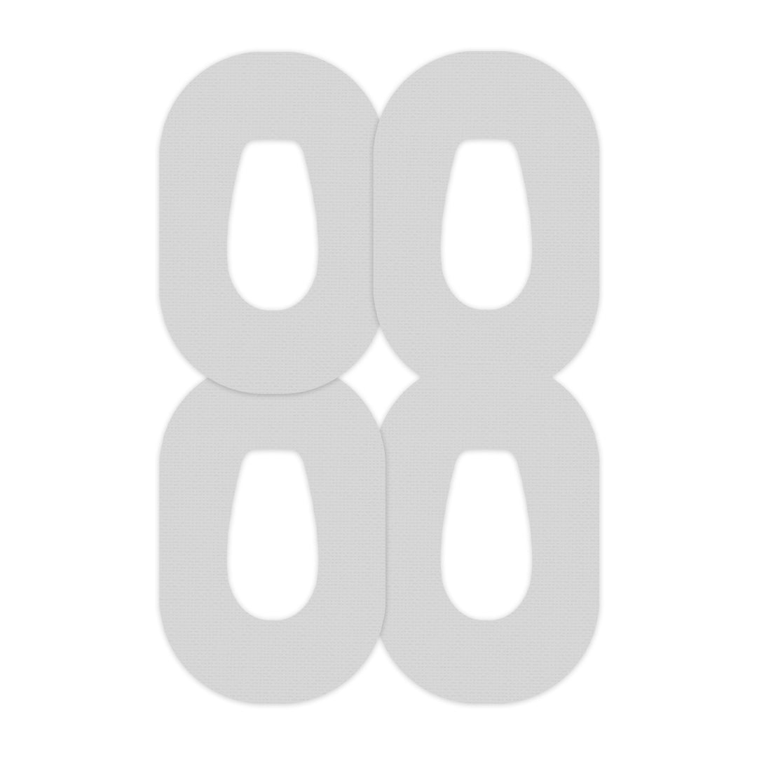 Solid Color Platinum Dexcom G6 Patch Tape - Pump Peelz